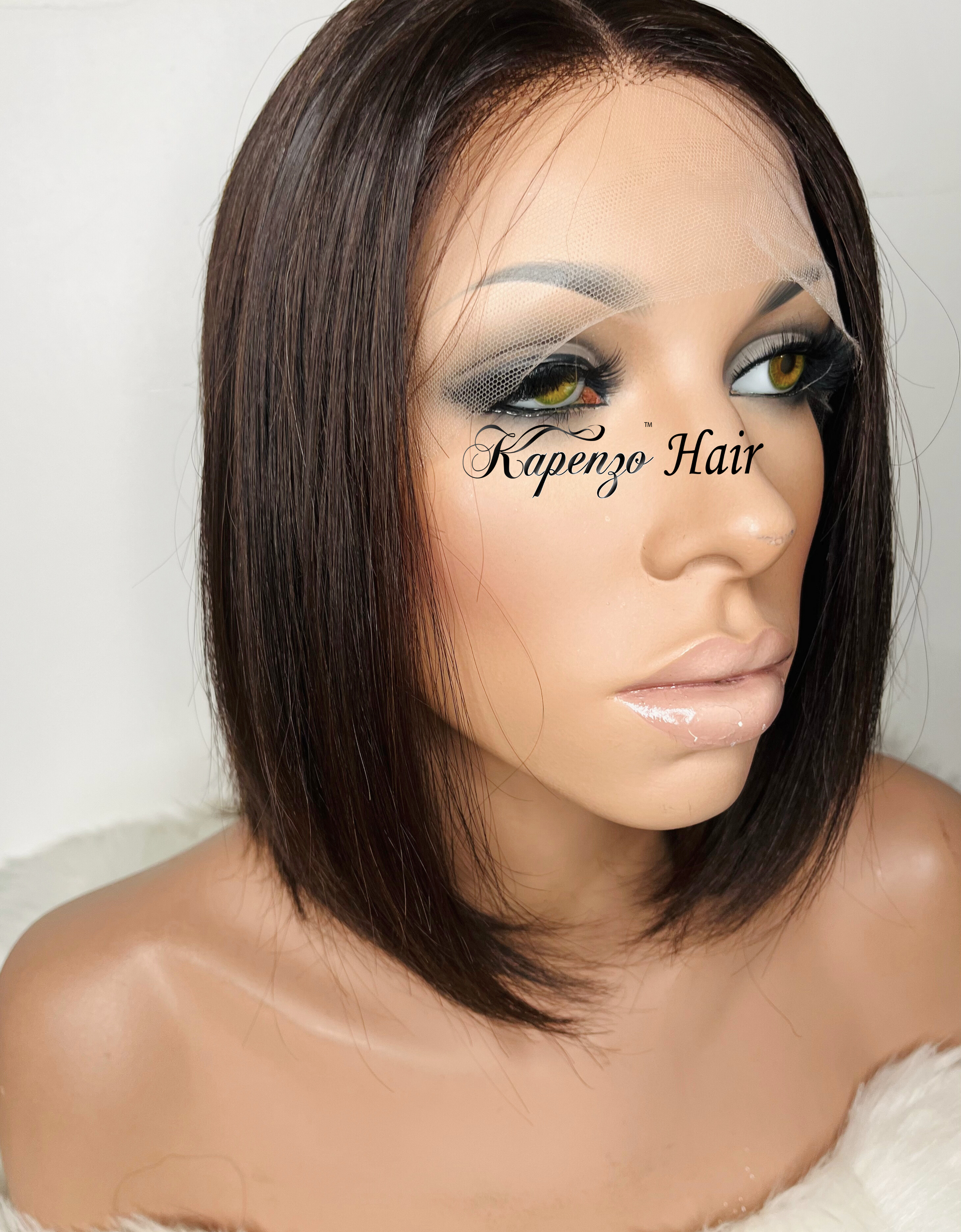 Short Euro Wig Dark Brown