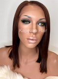 Load image into Gallery viewer, 14inch Glueless Lace Wig light brown with highlights
